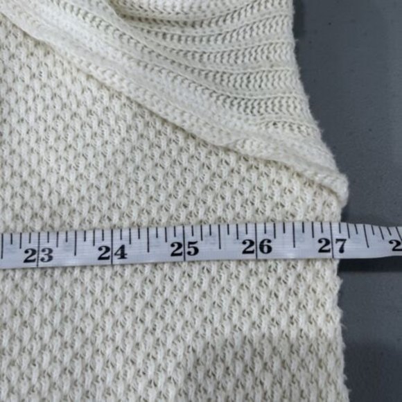 NWT Free People She's A Keeper Oversized Off Shoulder Sweater Tunic Cream L - Picture 10 of 12